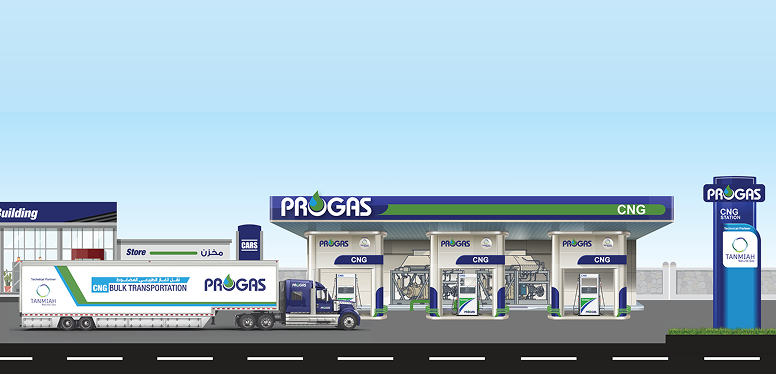 مشروع نقل الغاز الطبيعي المضغوط